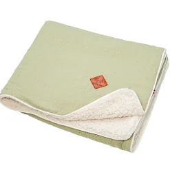 Sevira Kids Couverture en gaze de coton et sherpa Jeanne