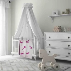 Sevira Kids Couverture en coton bio FLAMANT ROSE