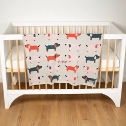 Sevira Kids Couverture en coton bio Gots Teckel Discount