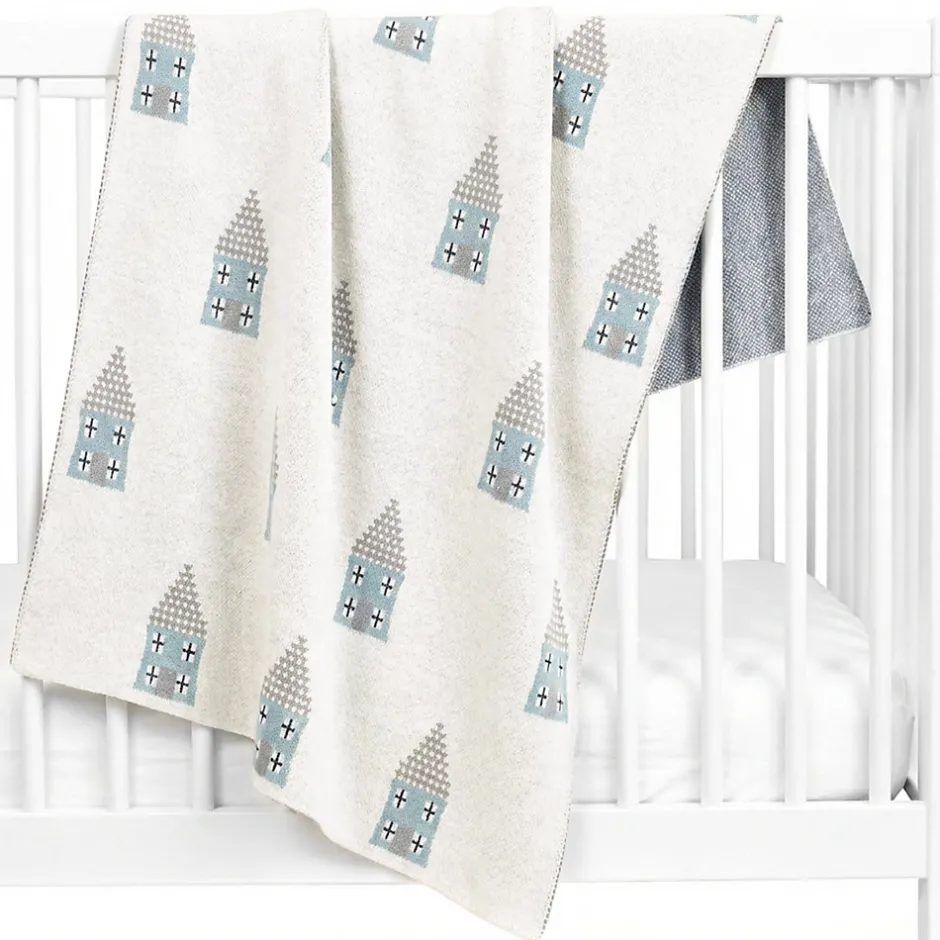 Sevira Kids Couverture en coton bio Gots MAISONS