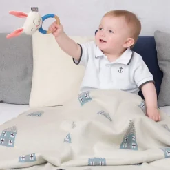 Sevira Kids Couverture en coton bio Gots MAISONS