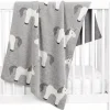 Sevira Kids Couverture pour bébé en coton bio LICORNE