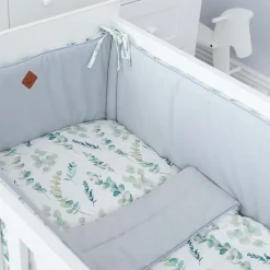 Sevira Kids Couverture plaid réversible Eucalyptus