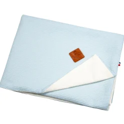Sevira Kids Couverture été en coton nid d'abeille