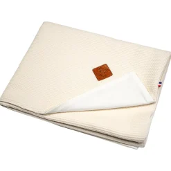Sevira Kids Couverture été en coton nid d'abeille
