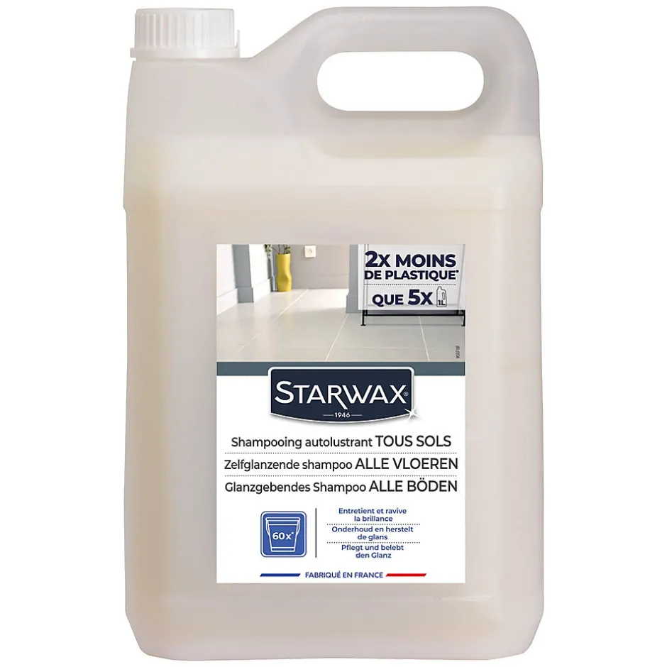 Starwax Shampoing brillant sols carrelés 5L