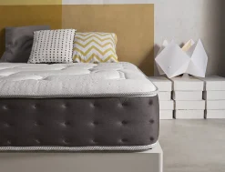 Simpur Low Cost Simpur relax matelas 120x190 cm royal top viscoélastique et ressorts ensachés 30 cm d'épaisseur 7 zones de confort Outlet