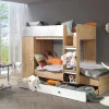 Abiks Meble SMART 2 Lit superposé 254/165/94 (Artisan/blanc)