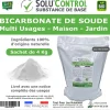 Tout Pour Les Nuisibles SOLU'CONTROL - 4 Kg de Bicarbonate de Soude Multi Usages, Maison et Jardin, 100% Naturel, Sachet Zip refermable