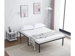Habitat Et Jardin Sommier à lattes + pieds pour matelas 140 x 190 cm 26 lattes