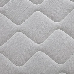 Juanio Sommier à lattes avec pieds KEY, tapissier en bois massif couleur blanc - longueur 190 x largeur 140 cm Discount
