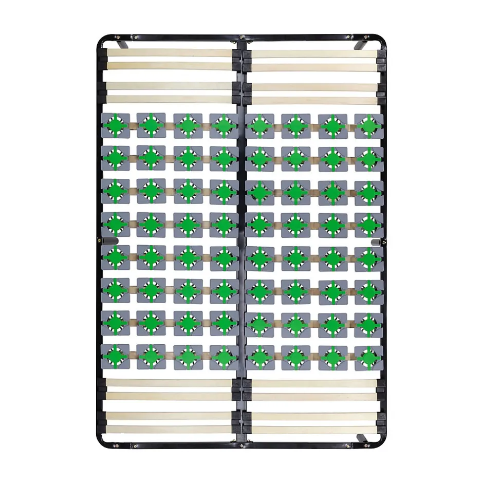 Monmobilierdesign Sommier à Lattes Avec Plots De Soutien 140x200 Cm Avec Pieds
