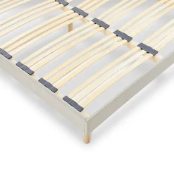 Nuit De Coton Sommier à lattes en bois Lino 140x190 cm Coloris Beige Livré en kit Online