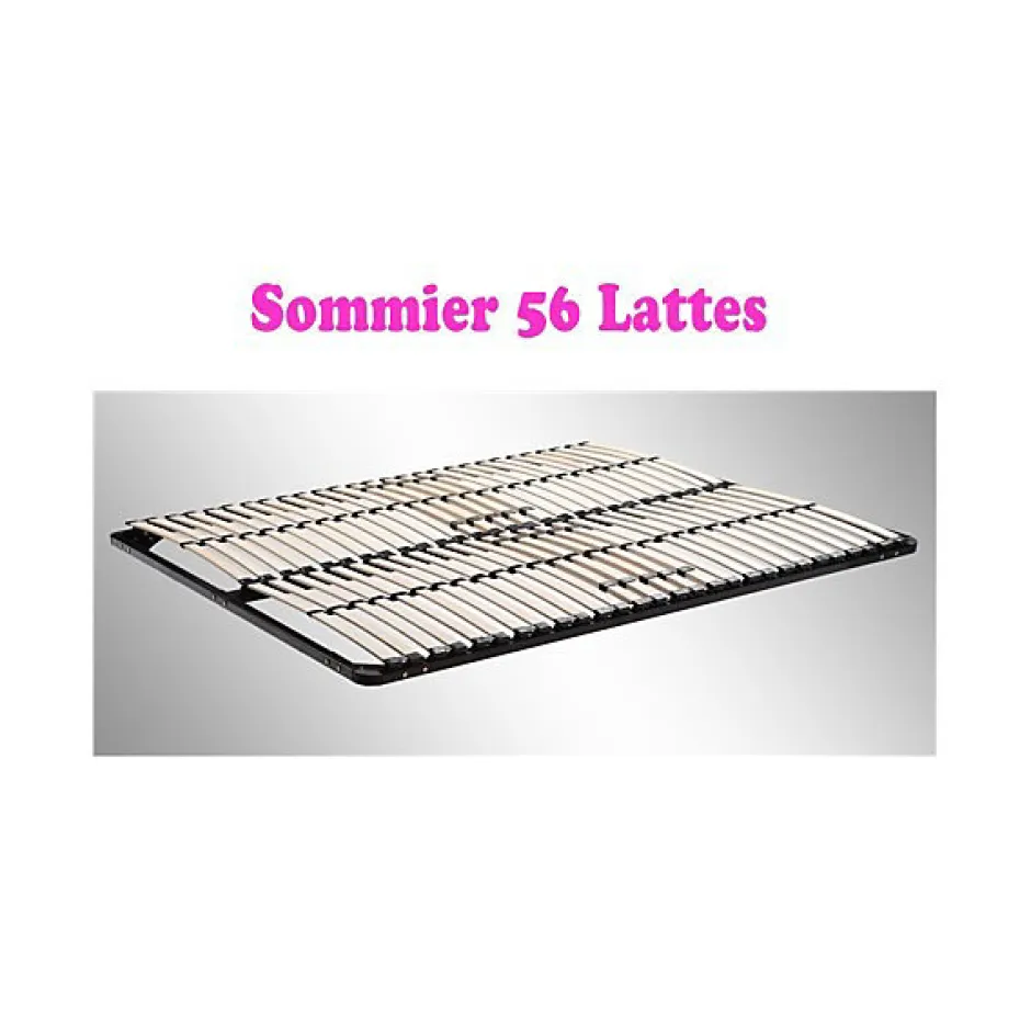 Paolo Collaner Sommier à lattes multiplis résistant fermeté réglable 140X200 cm Online