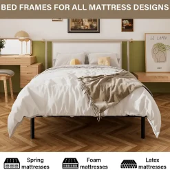 Teeno Sommier à Lattes sur Pieds, Lit 2x13 Lattes,7 Pieds Inclus,140x190CM Dewinner
