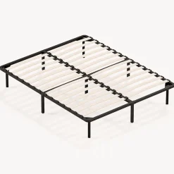 Teeno Sommier à Lattes sur Pieds,7 Pieds Inclus ,Lit 2x13 Lattes,140x190 CM