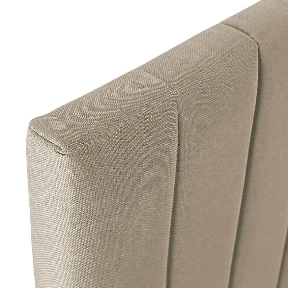 Vs Venta-Stock Sommier + tête de lit Eris 140x200 cm Beige