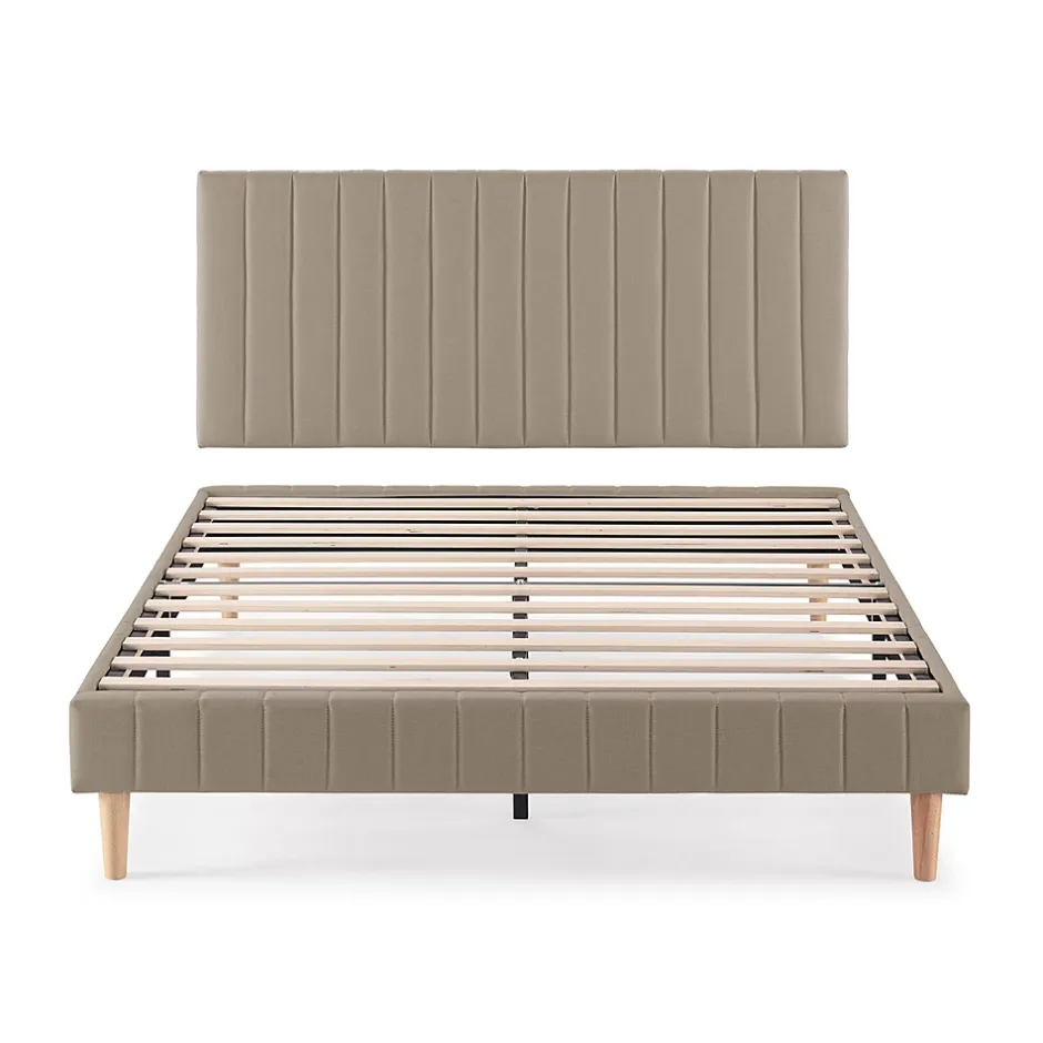 Vs Venta-Stock Sommier + tête de lit Eris 150x190 cm Beige Online