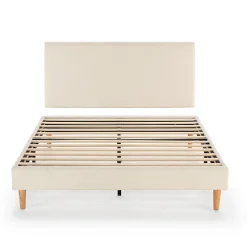 Vs Venta-Stock Sommier + tête de lit Niebla 150x190 cm Beige
