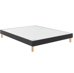 Bultex Sommier CONFORT FERME VIGOROSO DECO 160x200 Enduit Moka Lattes
