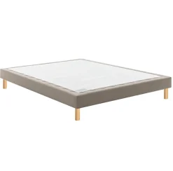 Bultex Sommier CONFORT MEDIUM MEDIANO 140x200 Enduit Moka Lattes