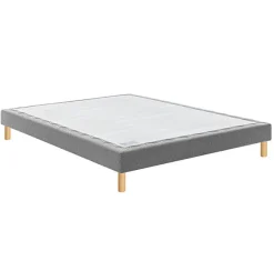 Bultex Sommier CONFORT MEDIUM MEDIANO 200x200 Enduit Moka Lattes