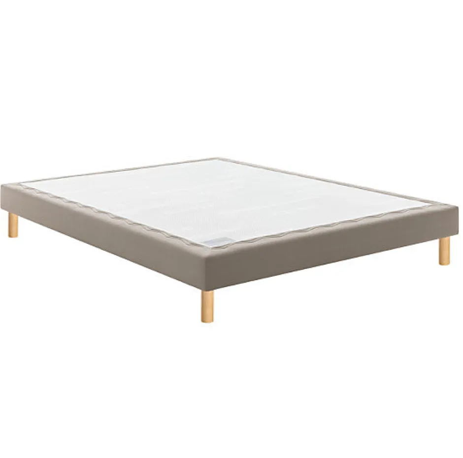 Bultex Sommier CONFORT MEDIUM MEDIANO 140x190 Enduit Moka Lattes