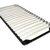 Vente-unique Sommier cadre à lattes 90 x 200 cm -19 lattes - Sans pieds - Noir - KALISTA de YSMÉE