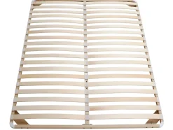 Vente-unique Sommier cadre à lattes 160 x 200 cm - 2x19 lattes - Sans pieds - Beige - KALISTA de YSMÉE Online