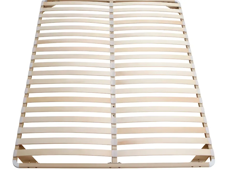Vente-unique Sommier cadre à lattes 160 x 200 cm - 2x19 lattes - Sans pieds - Beige - KALISTA de YSMÉE Online