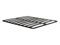 Vente-unique Sommier cadre à lattes 140 x 190 cm - 2 x 15 lattes - 3 zones soutien lombaire renforcé - Sans pied - Noir - CERRISI de YSMÉE