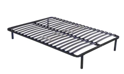 Nuits D'Or Sommier Cadre à lattes Renforcé 180x200 cm - Compatible avec tous matelas - Soutien réglable - 17 lattes en 9mm - Structure métal
