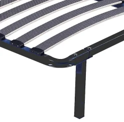 Literie Julien Sommier Cadre à lattes Renforcé 140x190 cm - Compatible avec tous matelas - Soutien réglable - 17 lattes en 9mm - Structure métal Clearance