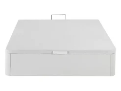 Vente-unique Sommier coffre 160 x 200 cm - Blanc mat - HESTIA de YSMÉE