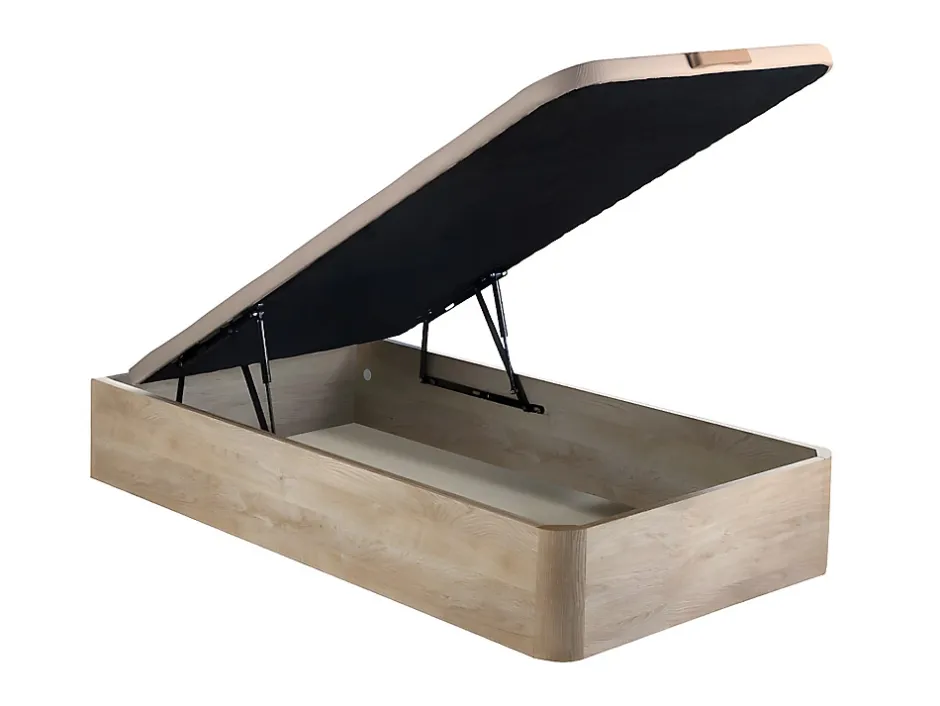 Vente-unique Sommier coffre 90 x 190 cm - Naturel clair - HESTIA de YSMÉE Hot