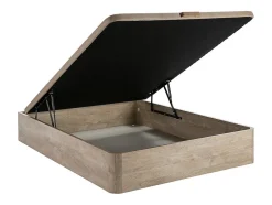 Vente-unique Sommier coffre 140 x 190 cm - Naturel clair - HESTIA de YSMÉE