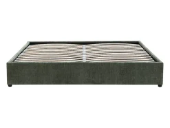 Vente-unique Sommier coffre 160 x 200 cm en tissu texturé - Vert - FIRMEO de YSMÉE