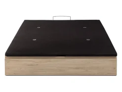 Vente-unique Sommier coffre avec tiroir 160 x 200 cm - Naturel clair - HESTIA de YSMÉE