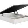 Vente-unique Sommier coffre avec tiroir 140 x 190 cm - Blanc - HESTIA de YSMÉE