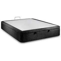 Sommeil De Plomb Sommier Coffre Bouclette Noir 180x200 H39cm