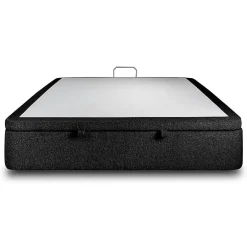 Sommeil De Plomb Sommier Coffre Bouclette Noir 180x200 H39cm