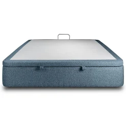 Sommeil De Plomb Sommier Coffre Bouclette Bleu 200x200 H39cm Clearance
