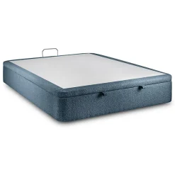 Sommeil De Plomb Sommier Coffre Bouclette Bleu 200x200 H39cm Clearance