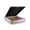 Sommeil De Plomb Sommier Coffre Bouclette Beige 160x200 H39cm Outlet