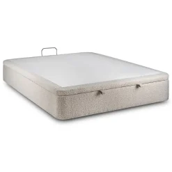 Sommeil De Plomb Sommier Coffre Bouclette Beige 160x200 H39cm Outlet
