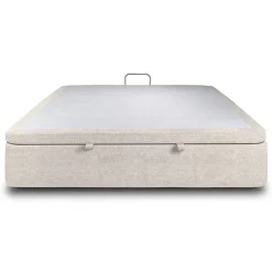 Sommeil De Plomb Sommier Coffre Tissu Beige clair 160x200 H39cm Sale
