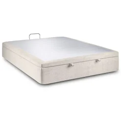 Sommeil De Plomb Sommier Coffre Tissu Beige clair 160x200 H39cm Sale