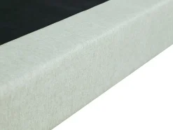 Vente-unique Sommier déco tapissier 90 x 190 cm - Beige - KOZANI de YSMÉE