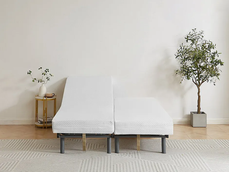 Vente-unique Sommier de relaxation lattes 3 plans de couchage - 80 x 200 cm - RUOTI de YSMÉE