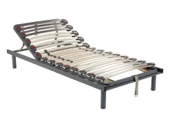 Vente-unique Sommier de relaxation lattes 3 plans de couchage - 70 x 190 cm - RUOTI de YSMÉE Clearance